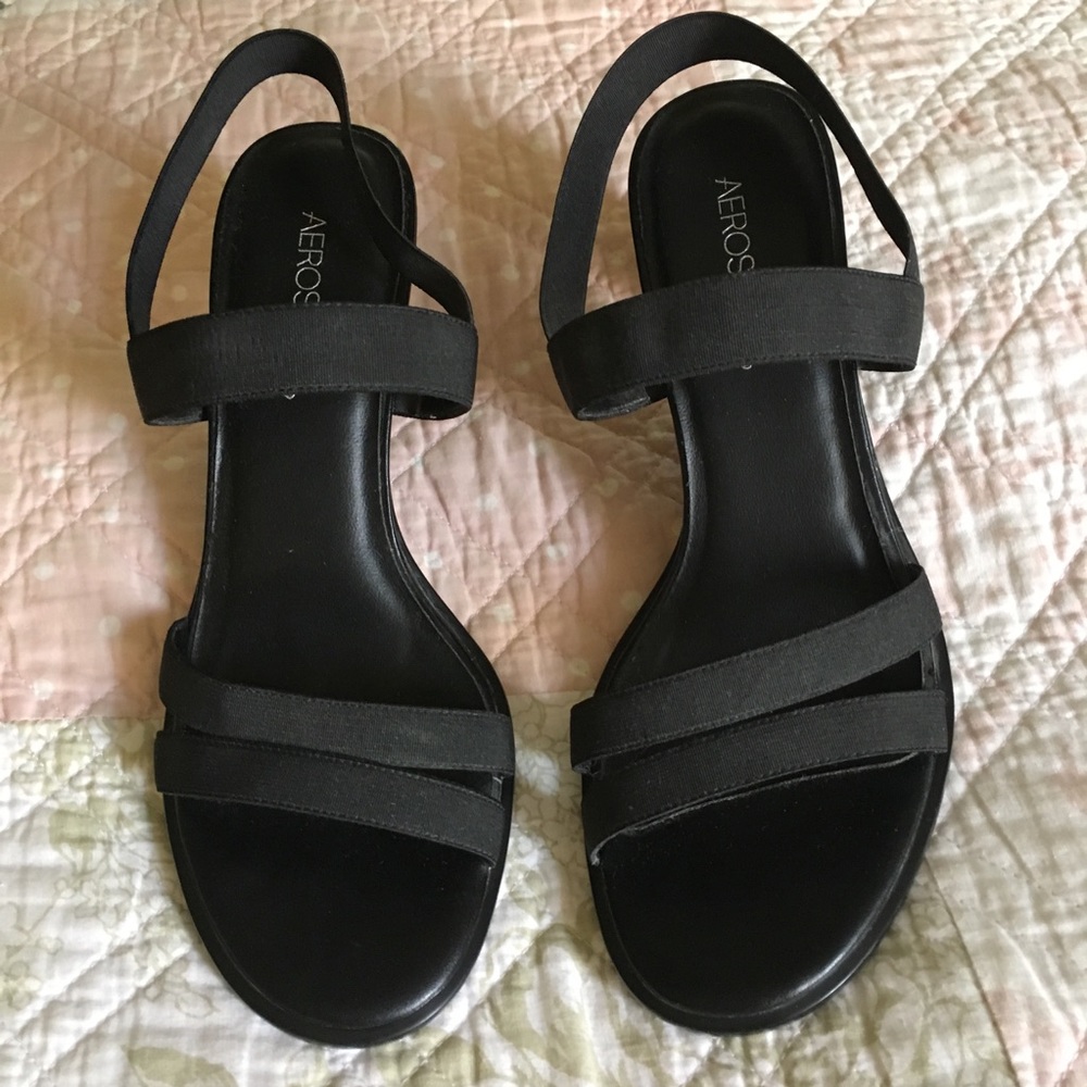 Aerosoles Black Heels size 8 very comfortable!
